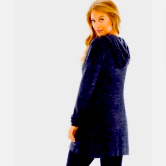 Barefoot Dreams Cozy Chic Lite Hooded Open Front Cardi - Picture 3 of 10